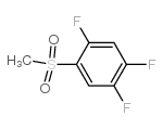 1,2,4-TRIFLUORO-5-(METHYLSULFONYL)BENZENE structure, CAS 845616-49-1