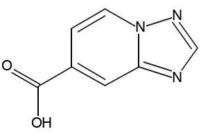 1,2,4]TRIAZOLO[1,5-A]PYRIDINE-7-CARBOXYLIC ACID structure, CAS 1234616-29-5
