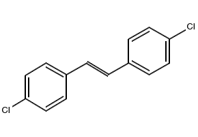 1,2-BIS(4-CHLOROPHENYL)ETHENE structure, CAS 1657-56-3