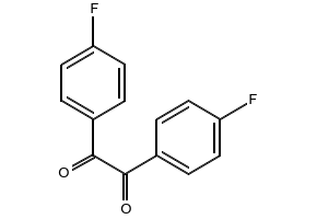 1,2-BIS(4-FLUOROPHENYL)ETHANE-1,2-DIONE structure, CAS 579-39-5