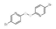 1,2-BIS(5-BROMOPYRIDIN-2-YL)DISULFANE structure, CAS 872273-36-4