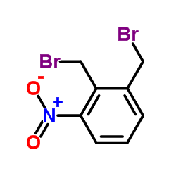 1,2-BIS(BROMOMETHYL)-3-NITROBENZENE structure, CAS 66126-16-7