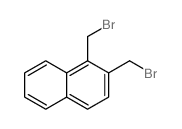 1,2-BIS(BROMOMETHYL)NAPHTHALENE structure, CAS 59882-98-3