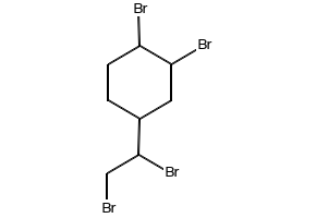 1,2-DIBROMO-4-(1,2-DIBROMOETHYL)CYCLOHEXANE structure, CAS 3322-93-8