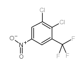 1,2-DICHLORO-5-NITRO-3-(TRIFLUOROMETHYL)BENZENE structure, CAS 400-65-7