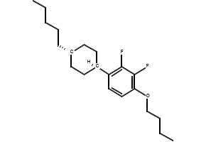 1,2-DIFLUORO-4-((1S,4R)-4-HEPTYLCYCLOHEXYL)BENZENE structure, CAS 139136-72-4