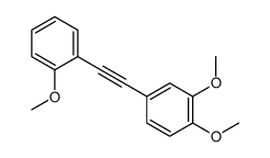 1,2-DIMETHOXY-4-((2-METHOXYPHENYL)ETHYNYL)BENZENE structure, CAS 1253579-70-2