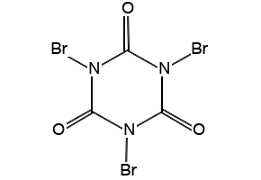 1,3,5-TRIBROMO-1,3,5-TRIAZINANE-2,4,6-TRIONE structure, CAS 17497-85-7