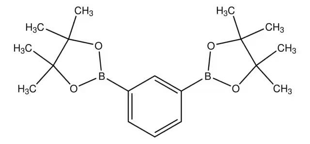 1,3-BIS(4,4,5,5-TETRAMETHYL-1,3,2-DIOXABOROLAN-2-YL)BENZENE structure, CAS 196212-27-8