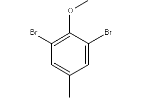 1,3-DIBROMO-2-ETHOXY-5-METHYLBENZENE structure, CAS 51699-89-9