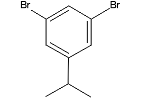 1,3-DIBROMO-5-ISOPROPYLBENZENE structure, CAS 62655-20-3