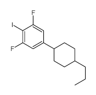 1,3-DIFLUORO-2-IODO-5-((1S,4R)-4-PROPYLCYCLOHEXYL)BENZENE structure, CAS 149705-66-8