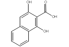 1,3-DIHYDROXY-2-NAPHTHOIC ACID structure, CAS 3147-58-8