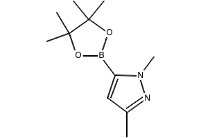 1,3-DIMETHYL-5-(4,4,5,5-TETRAMETHYL-1,3,2-DIOXABOROLAN-2-YL)-1H-PYRAZOLE structure, CAS 847818-79-5