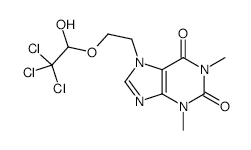 1,3-DIMETHYL-7-(2-(2,2,2-TRICHLORO-1-HYDROXYETHOXY)ETHYL)-1H-PURINE-2,6(3H,7H)-DIONE structure, CAS 17243-70-8