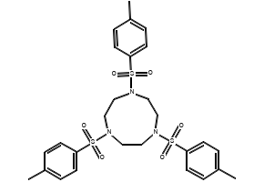 1,4,7-TRITOSYL-1,4,7-TRIAZONANE structure, CAS 52667-89-7