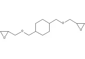 1,4-BIS((OXIRAN-2-YLMETHOXY)METHYL)CYCLOHEXANE structure, CAS 14228-73-0