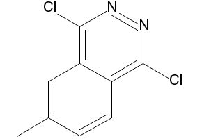 1,4-DICHLORO-5-METHYLPHTHALAZINE structure, CAS 678193-44-7