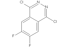1,4-DICHLORO-6,7-DIFLUOROPHTHALAZINE structure, CAS 945599-38-2