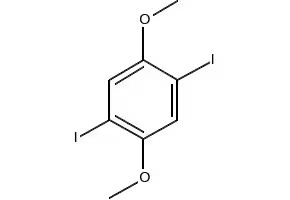 1,4-DIIODO-2,5-DIMETHOXYBENZENE structure, CAS 51560-21-5