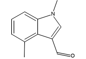 1,4-DIMETHYL-1H-INDOLE-3-CARBALDEHYDE structure, CAS 170489-16-4