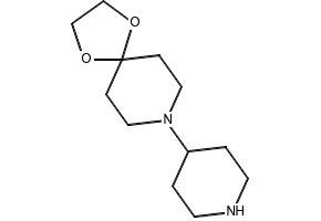1,4-DIOXA-8-AZASPIRO[4.5]DECANE HYDROCHLORIDE structure, CAS 42899-11-6