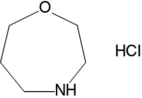 1,4-OXAZEPANE HYDROCHLORIDE structure, CAS 178312-62-4