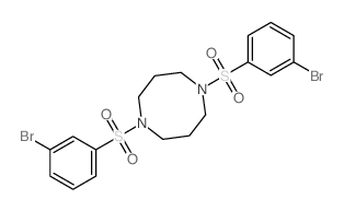 1,5-BIS((3-BROMOPHENYL)SULFONYL)-1,5-DIAZOCANE structure, CAS 1133116-31-0