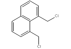 1,5-BIS(CHLOROMETHYL)NAPHTHALENE structure, CAS 1733-76-2