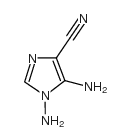 1,5-DIAMINO-1H-IMIDAZOLE-4-CARBONITRILE structure, CAS 141563-06-6