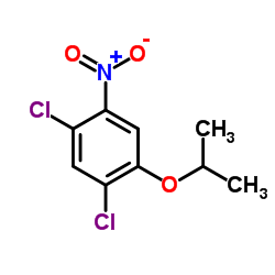 1,5-DICHLORO-2-ISOPROPOXY-4-NITROBENZENE structure, CAS 41200-97-9