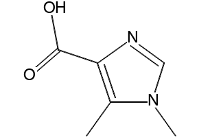 1,5-DIMETHYL-1H-IMIDAZOLE-4-CARBOXYLIC ACID structure, CAS 80304-42-3