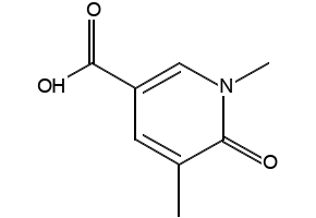 1,5-DIMETHYL-6-OXO-1,6-DIHYDROPYRIDINE-3-CARBOXYLIC ACID structure, CAS 677762-39-9