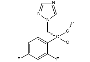 1-(((2R,3S)-2-(2,4-DIFLUOROPHENYL)-3-METHYLOXIRAN-2-YL)METHYL)-1H-1,2,4-TRIAZOLE structure, CAS 124627-86-7