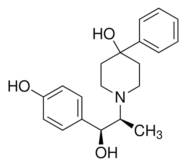 1-((1S,2S)-1-HYDROXY-1-(4-HYDROXYPHENYL)PROPAN-2-YL)-4-PHENYLPIPERIDIN-4-OL structure, CAS 134234-12-1
