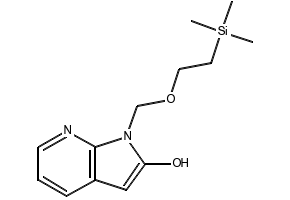 1-((2-(TRIMETHYLSILYL)ETHOXY)METHYL)-1H-PYRROLO[2,3-B]PYRIDIN-2(3H)-ONE structure, CAS 879132-48-6