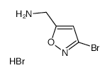 1-((3-BROMOISOXAZOL-5-YL))METHANAMINE HYDROBROMIDE structure, CAS 142941-71-7