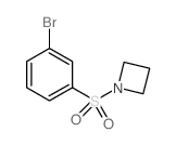 1-((3-BROMOPHENYL)SULFONYL)AZETIDINE structure, CAS 1133116-29-6