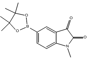 1-((DIMETHYLAMINO)METHYL)INDOLINE-2,3-DIONE structure, CAS 13129-67-4