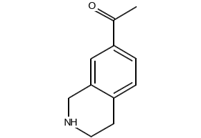 1-(1,2,3,4-TETRAHYDROISOQUINOLIN-7-YL)ETHANONE structure, CAS 82771-59-3