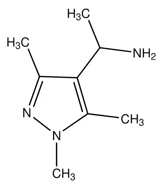 1-(1,3,5-TRIMETHYL-1H-PYRAZOL-4-YL)ETHANAMINE structure, CAS 936940-12-4