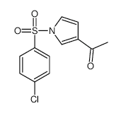 1-(1-((4-CHLOROPHENYL)SULFONYL)-1H-PYRROL-3-YL)ETHANONE structure, CAS 175135-41-8
