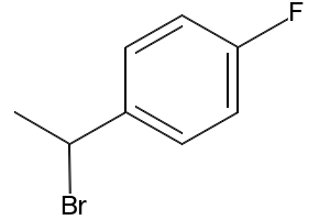 1-(1-BROMOETHYL)-4-FLUOROBENZENE structure, CAS 65130-46-3