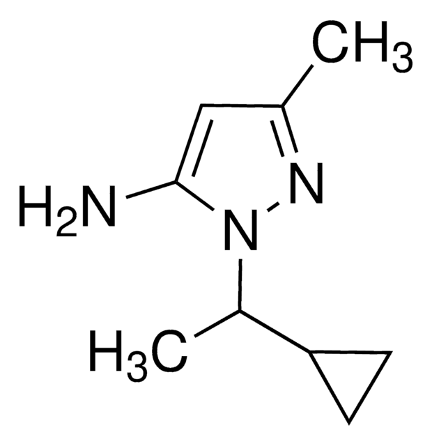 1-(1-CYCLOPROPYLETHYL)-3-METHYL-1H-PYRAZOL-5-AMINE structure, CAS 957514-15-7