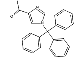 1-(1-TRITYL-1H-IMIDAZOL-4-YL)ETHANONE structure, CAS 116795-55-2