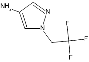 1-(2,2,2-TRIFLUOROETHYL)-1H-PYRAZOL-4-AMINE structure, CAS 919278-39-0