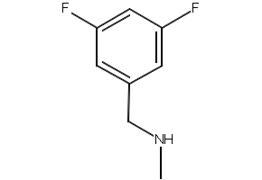 1-(2,3-DIFLUOROPHENYL)-N-METHYLMETHANAMINE structure, CAS 906645-41-8