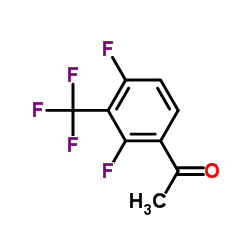 1-(2,4-DIFLUORO-3-(TRIFLUOROMETHYL)PHENYL)ETHANONE structure, CAS 1202679-46-6