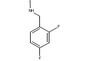 1-(2,4-DIFLUOROPHENYL)-N-METHYLMETHANAMINE structure, CAS 696589-32-9