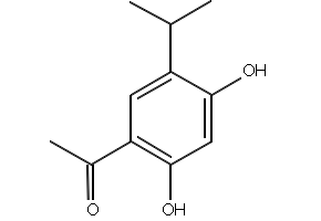 1-(2,4-DIHYDROXY-5-ISOPROPYLPHENYL)ETHANONE structure, CAS 747414-17-1